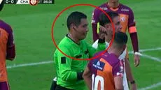 Haro se 'sacó' tarjeta amarilla por interrumpir jugada de gol de la 'U' contra Los Chankas