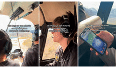 Lleva a su novio a pasear en helicóptero y él aprovecha para jugar Pokémon GO: "El verdadero fly"