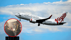 Avión en Australia sufre incendio en pleno vuelo tras prenderse una batería de litio: pasajeros intentaron contener las llamas