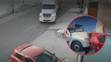 Chofer pierde la pierna tras impacto de tráiler contra su auto en Arequipa: camión se había despistado