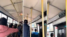 Timbre de bus se malogra y chofer pone curioso mensaje a pasajeros: "No sé si ofenderme o reírme"