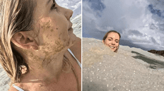 Influencer se hace viral tras subir un video nadando en "espuma marina" que resultó ser aguas residuales en Sudáfrica