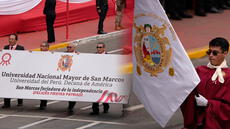 Así fue la participación de San Marcos en la Gran Parada y Desfile Cívico Militar 2025 tras 6 años de ausencia
