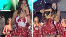 Alejandra Guerrero se emociona hasta las lágrimas tras volver a cantar junto a la Bella Luz en un concierto inolvidable