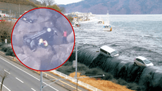 Mujer en Japón muere al caer por un barranco con su auto mientras evacuaba por alerta de tsunami tras el terremoto en Rusia