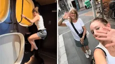 Una noche en un hotel cápsula de Japón se vuelve viral en TikTok: madre e hija muestran su experiencia y dividen opiniones