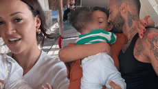 Angie Arizaga y Jota Benz sorprenden al dejar el Perú con su bebé por conmovedora razón: "Parece un sueño"