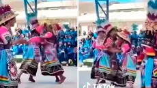 Estudiantes protagonizan pelea en pleno baile de tinkus y usuarios reaccionan: “Es parte de la coreografía”