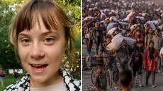 Activista Greta Thunberg anuncia salida desde España para llevar ayuda humanitaria a Gaza