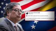 Petro responde a amenaza de congresista de EEUU por negar existencia de Cartel de los Soles: "Si la verdad cuesta la cárcel, pues preso voy"