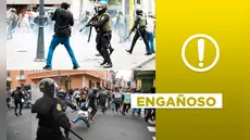 Estas fotografías no corresponden a las protestas contra la reforma de la AFP del 13 de septiembre de 2025