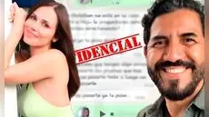 Esposa de Fernando Díaz le habría encontrado conversaciones con Maju 