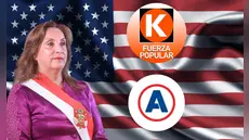 Dina Boluarte: Fuerza Popular, APP y aliados respaldaron viaje de la presidenta a la ONU
