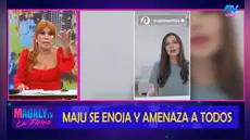 Magaly Medina desafía a Maju Mantilla a demostrar que no le habría sido infiel a Gustavo Salcedo: “No sé cómo tiene la cara de amenazar”