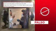 Este video no muestra a policías desalojando a “radicales de Antifa” de baño de mujeres en Centro Cívico: se trata de represión policial