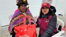 Población de San Cristóbal-Calacoa recibió servicios judiciales gratuitos en la feria Llapanchikpaq Justicia