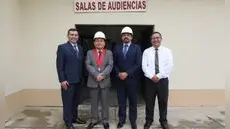 Corte de Tumbes supervisa obras de reparación y mejoramiento en salas de audiencia del Centro Penitenciario