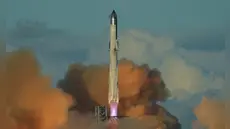 La nave Starship de SpaceX completa con éxito su undécimo vuelo de prueba del sistema Super Heavy