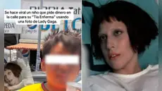 Niño en México se hace viral por pedir dinero con foto de Lady Gaga: ''¿Y en qué hospital está la tía Gaga?''