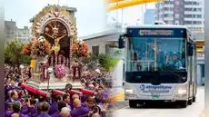 Desvíos por la procesión del Señor de los Milagros: revisa los cambios en el Metropolitano y Corredores