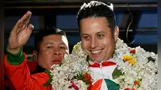 ¿Quién es Edmand Lara, el Policía suspendido que denunciaba actos de corrupción y que ahora será vicepresidente de Bolivia?