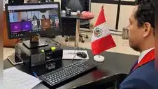 Jefe de la ODANC Piura realiza visitas inopinadas virtuales a jueces y juezas durante el desarrollo de audiencias en materia penal
