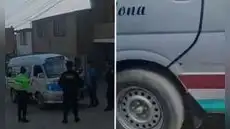 Atacan a empresa de transporte San Genaro en Pamplona: sujetos disparan hasta 7 veces contra vehículo lleno de pasajeros