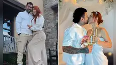 Milena Zárate se casó con el tatuador Carlos Mendoza en boda simbólica en EE. UU. 