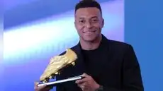 Kylian Mbappé ganó su primer Botín de Oro y hoy buscará más goles con el Real Madrid que enfrenta al Valencia