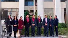 Izamiento de banderas fue dedicado a sedes judiciales de aniversario