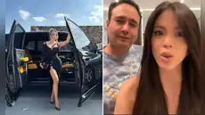 Sheyla Rojas recibe auto tesla y confiesa que solo lo usa para ir a jugar pádel