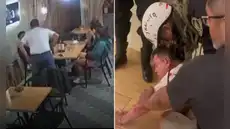 Abogado hace reclamo a fiscal provincial y protagonizan violenta pelea a botellazos en Áncash: ''Me has ofendido''