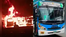 Incendian 5 buses de la empresa Pegasso Express en cochera de Puente Piedra: choferes suspenden operaciones