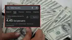 ¿Dólar a 4,45? Google muestra incorrecto tipo de cambio