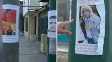 Aparecen afiches con rostros de presuntos extorsionadores en postes de SJL: "Sicariato nunca más"