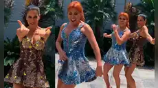 Magaly Medina y María Pía Copello se visten de cumbiamberas y se enfrentan en versus en redes sociales: "Las 2 tienen su swing"