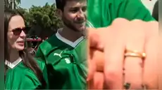 Hincha del Palmeiras sorprende a su pareja tras pedirle matrimonio en la Huacachina durante su estadía en Perú por la final de la Copa Libertadores
