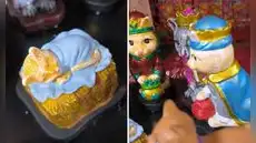 Joven queda en shock al encontrar nacimiento 'gatuno' de Navidad y redes estallan: “Para los cat-ólicos”
