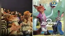 Cines en China se vuelven virales al habilitar el ingreso de mascotas por el estreno de 'Zootopia 2'