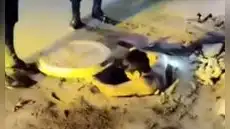 Se escondió dentro de buzón de cables para no ser detenido en Chiclayo