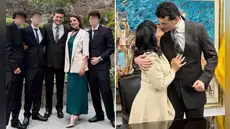 Suheyn Cipriani conmueve al mostrar el matrimonio de su papá en emotiva celebración junto a sus hermanos: "Qué día tan feliz"