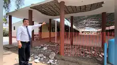 Techo de colegio en Chiclayo se desploma durante clases: 80 % de la infraestructura estaría en riesgo de colapsar