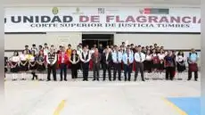 Unidad de Flagrancia de Tumbes acerca la justicia a escolares con la dinámica "La ruta de la flagrancia"