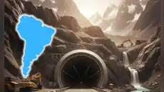 El megatúnel a 4.000 metros de altura que cruzará la Cordillera de los Andes en Sudamérica: tendrá una extensión de 14 kilómetros