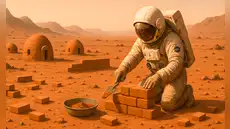 Científicos descubren 2 bacterias que transformarían polvo marciano en cemento y ladrillos para construir refugios en Marte Científicos descubren 2 bacterias que transformarían polvo marciano en cemento y ladrillos para construir refugios en Marte