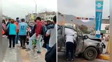 Camioneta impacta contra moto de carga y deja al menos un herido frente a estación Micaela Bastidas del Metropolitano, en Comas Camioneta impacta contra moto de carga y deja al menos un herido frente a estación Micaela Bastidas del Metropolitano, en Comas