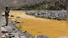 Río Tambo vuelve a presentar coloración amarillenta: “Somos huérfanos de autoridades”, reclaman los afectados Río Tambo vuelve a presentar coloración amarillenta: “Somos huérfanos de autoridades”, reclaman los afectados
