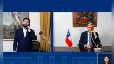 Boric felicita al presidente electo José Antonio Kast por telefono en vivo: "Es una responsabilidad que hay que abordar con humildad" Boric felicita al presidente electo José Antonio Kast por telefono en vivo: "Es una responsabilidad que hay que abordar con humildad"