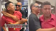 Padre se reencuentra con su hijo después de 12 años y su reacción se vuelve viral: "El reencuentro y la despedida" Padre se reencuentra con su hijo después de 12 años y su reacción se vuelve viral: "El reencuentro y la despedida"