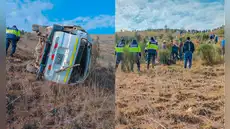 Combi se despista y cae por pendiente en Otuzco: accidente deja cuatro fallecidos y al menos nueve heridos Combi se despista y cae por pendiente en Otuzco: accidente deja cuatro fallecidos y al menos nueve heridos